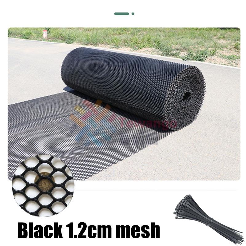 Tewango Anti-Falling Network For Cat Pet Balcony Safety Fence DIY Plastic Mesh Net Stairs Protection 0.8/1.2/1.8cm Grid