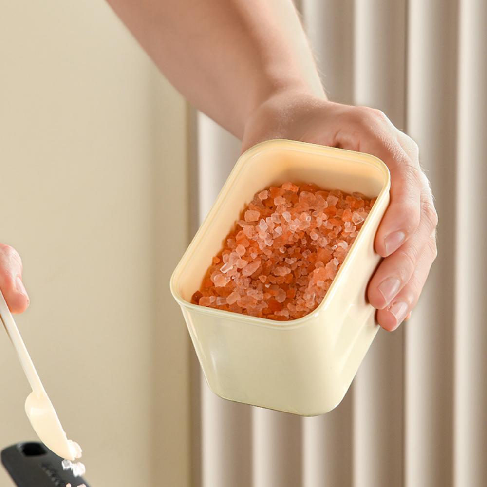 Double-layer Spice Box, Desktop Moisture-proof Seasoning Bottles with Lids, Multi-compartment Condiment Seasoning Jars