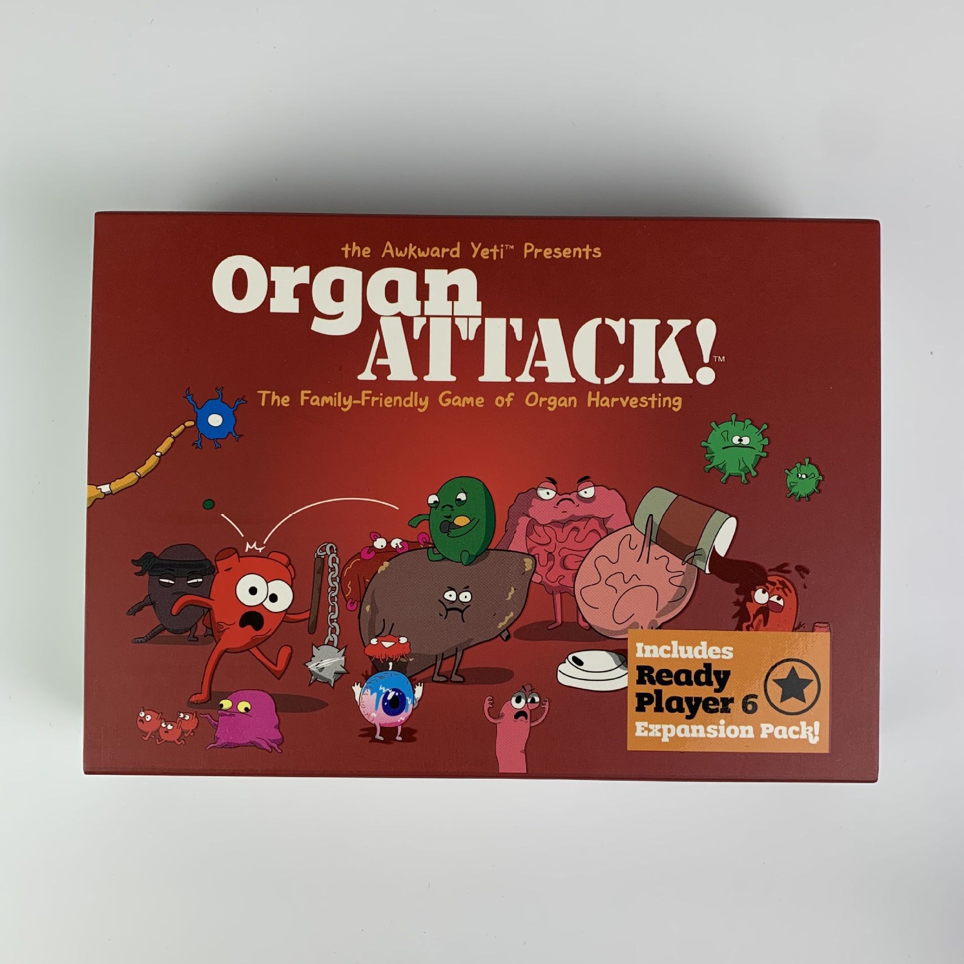 

Organ Attack Funny Family Card Game Anatomy & Organ-Themed Party Games