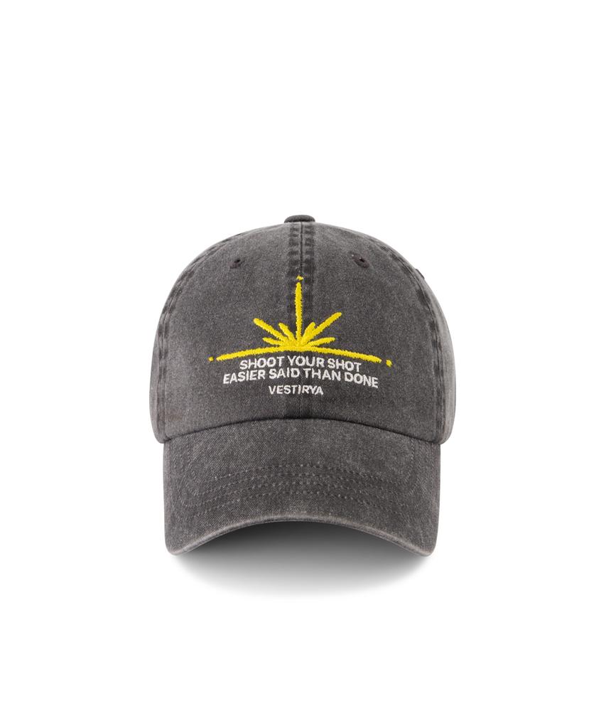 VESTIRYA Solar Grahpic Ball Cap Charcoal