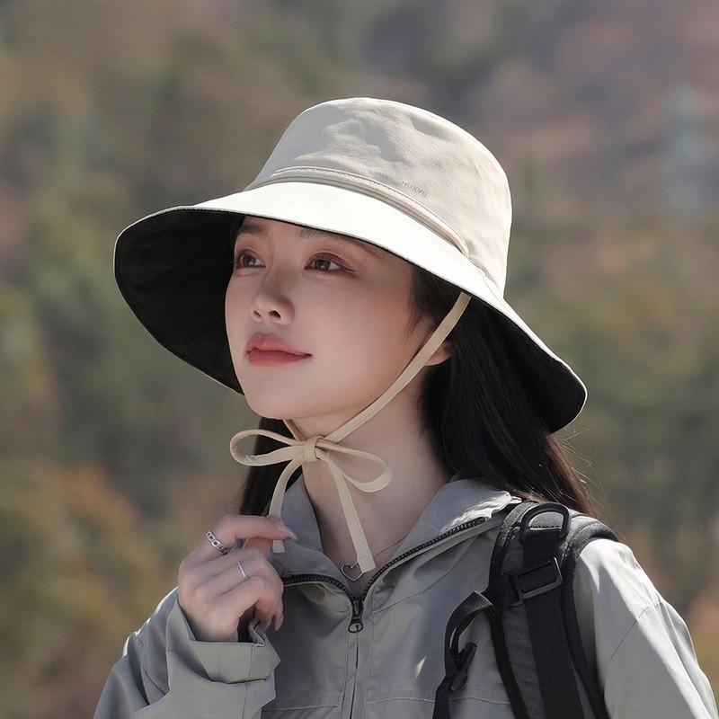 Outdoor Sun Hat For Women With Wide Brim Uv Protection Foldable Summer Travel Cap