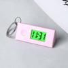 Portable Luminous Triangular Digital Clock Keychain