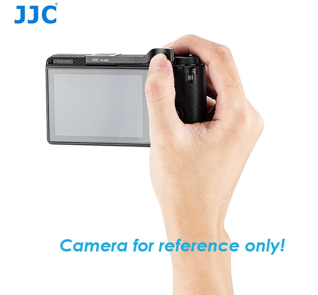 JJC Metal Thumb Grip for Ricoh GR III and GR3 Digital Easy To Enhances Camera Cameras, Attach, Holding, TA-GR3