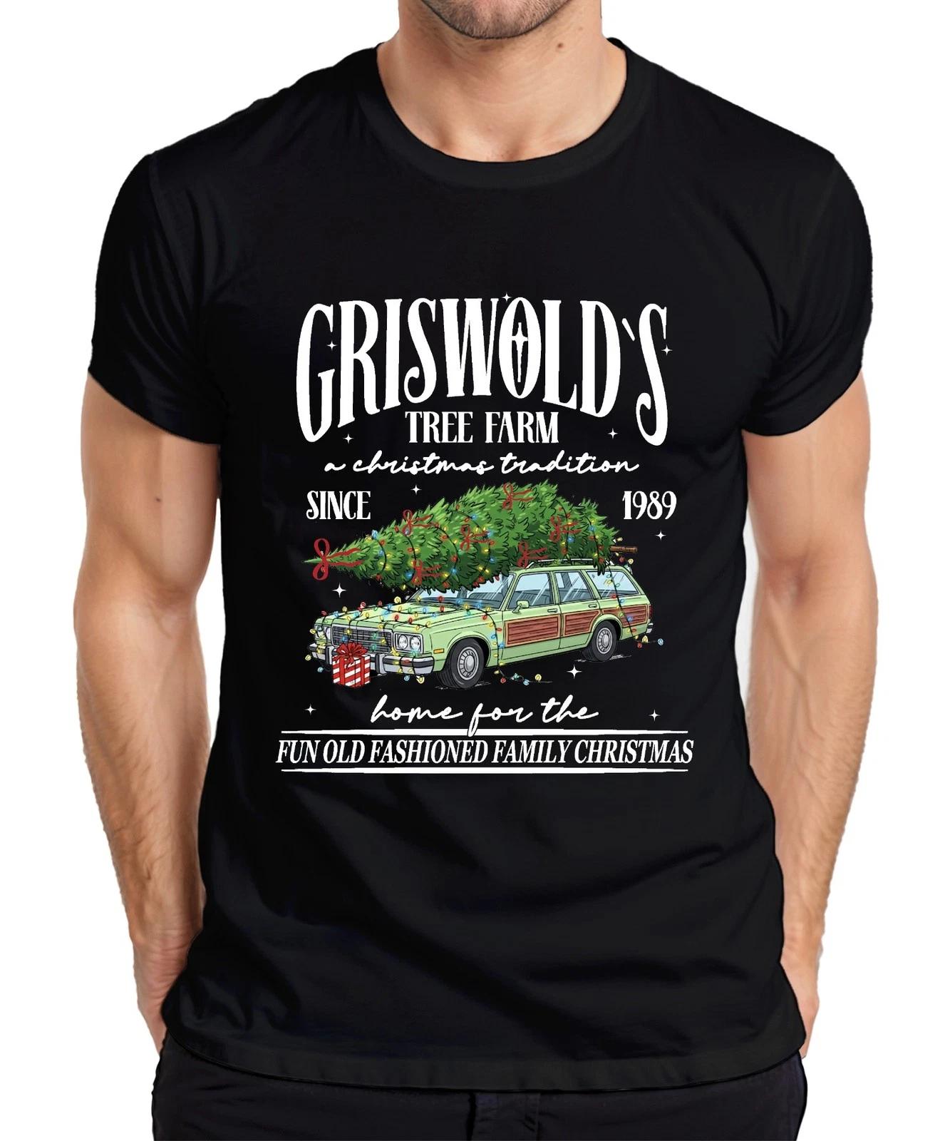 Griswold s Tree Farm Christmas Tradition Tannenbaum Weihnachten Herren T-Shirt L