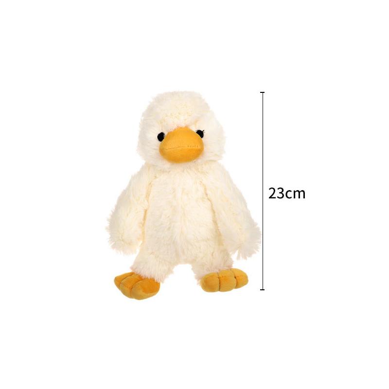 Plush Duck Dog Squeaky Toy, Soft Stuffed Chew Toy, Durable Interactive Toy for Small Medium Dogs Puppies
