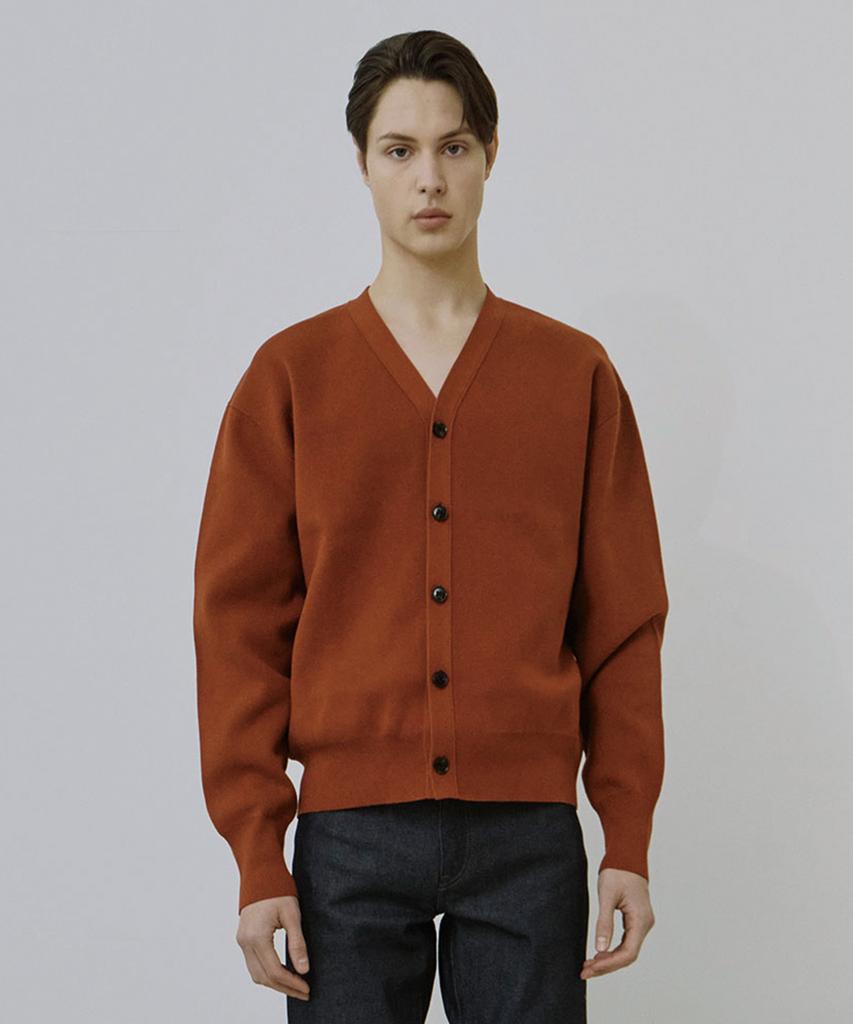 Lohnt 409 Strickjacke Melange Orange