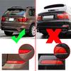 !new! Car Bumper Face Bar Cover Reflector Red Warning Lights Side For BMW X5 E70 LCI 2011-2013 63147240997 63147240998