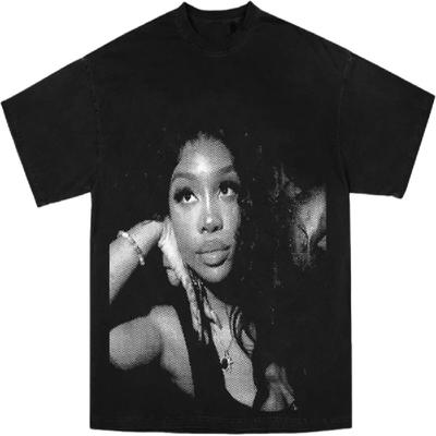 Tricou Gotic Vintage Rapper Bărbați Supradimensionat cu Grafică Y2k Emo Grunge Tricouri Streetwear