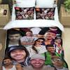 Lateinischer Sänger Romeo Santos Bettwäsche-Set Bedrucktes Bettwäsche-Set Mit Kissenbezug Bettdeckenbezug Weich Queen King Size Bettwäsche Heim-Geschenk