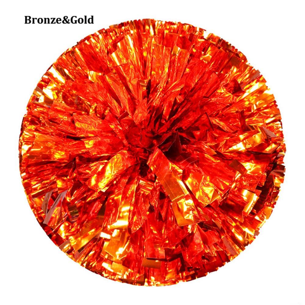 

PET Game Pom Poms Multicolors Sports Match Vocal Ball High Quality Cheering Ball Club Supplies золотой/бронзовый