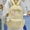 Schoolbag Japanese ins Small Fresh Sweet Student School Bag Women's Large Capacity Versatile Campus Backpack Leisure Travel Backpack