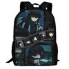Demon Slayer Anime Backpack Tokitou Muichirou Print Student School Bag Teen Girls Travel Rucksack Casual Daypack Mochila Gift
