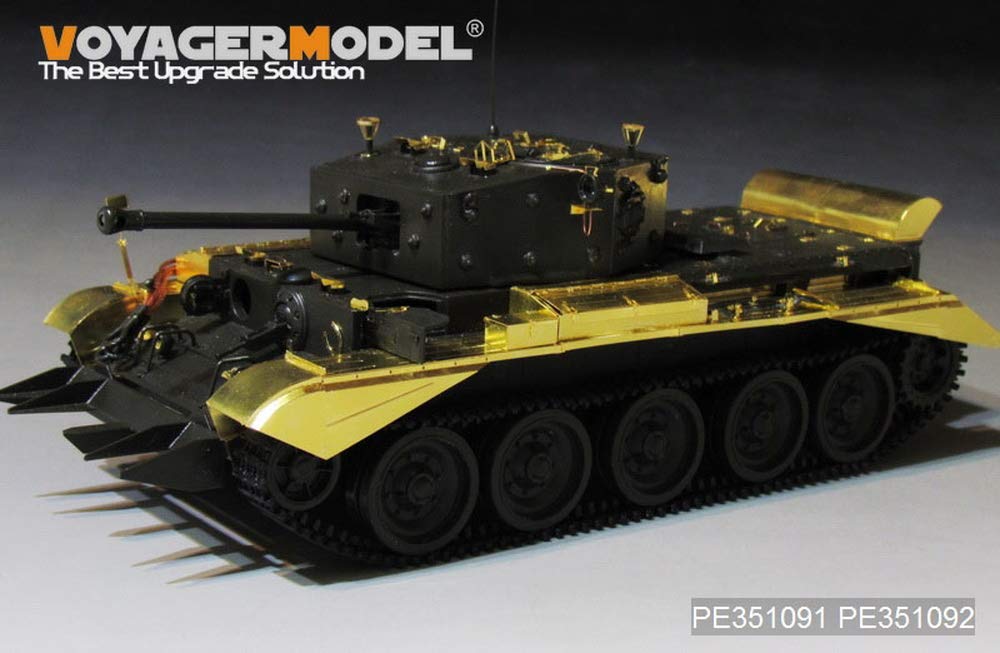 Voyager Model 1/35 WWII British Cromwell Mk.IV / Centaur Basic Detail Up Set, PE351091, Photo-Etched Parts for Tamiya Kit, High Precision Modeler