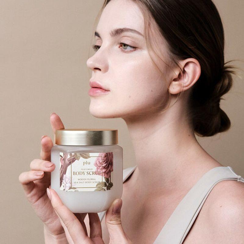 Perfumed Sea Salt Body Scrub 500g Woody Floral