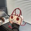 Borsa Boston Mini Stampata da Donna a Spalla e a Tracolla