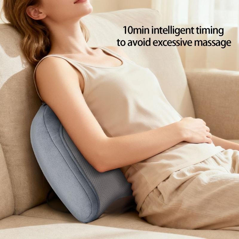 Massage Pillow,Neck and Back Massagers with Heat,Shiatsu Massage Pillow for Back,Shoulder Leg Foot Pains Stress Relax