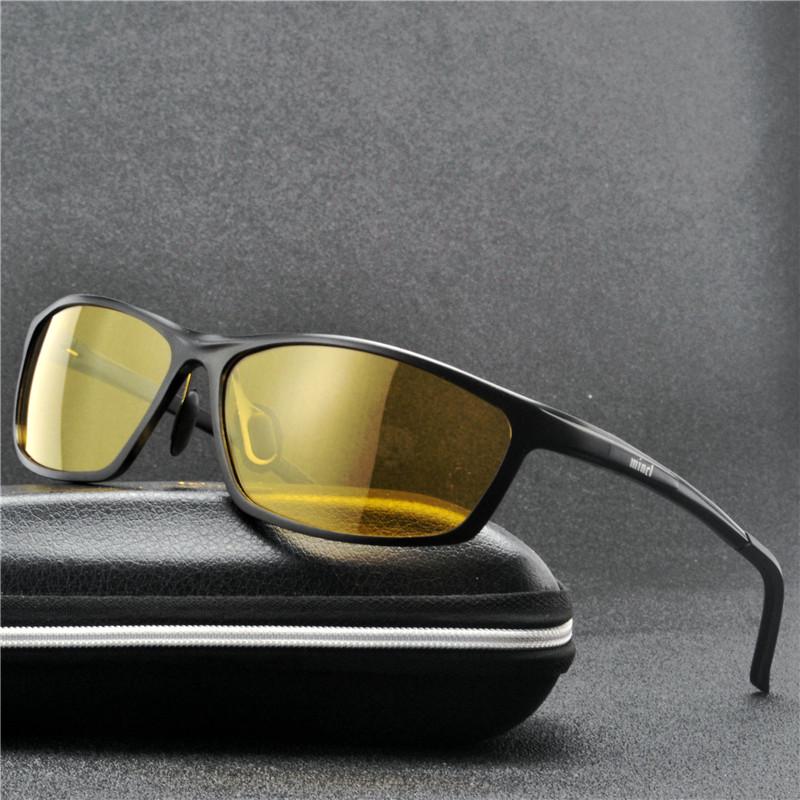 Brand Night Vision Goggles Driver Polarized Sunglasses For Men's Driving Glasses Vintage Outdoors Male Anti-Glare Eyeglasses NX