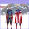 Modrý cosplay kostým Homelander pro The Boys s pohodlným látkovým designem
