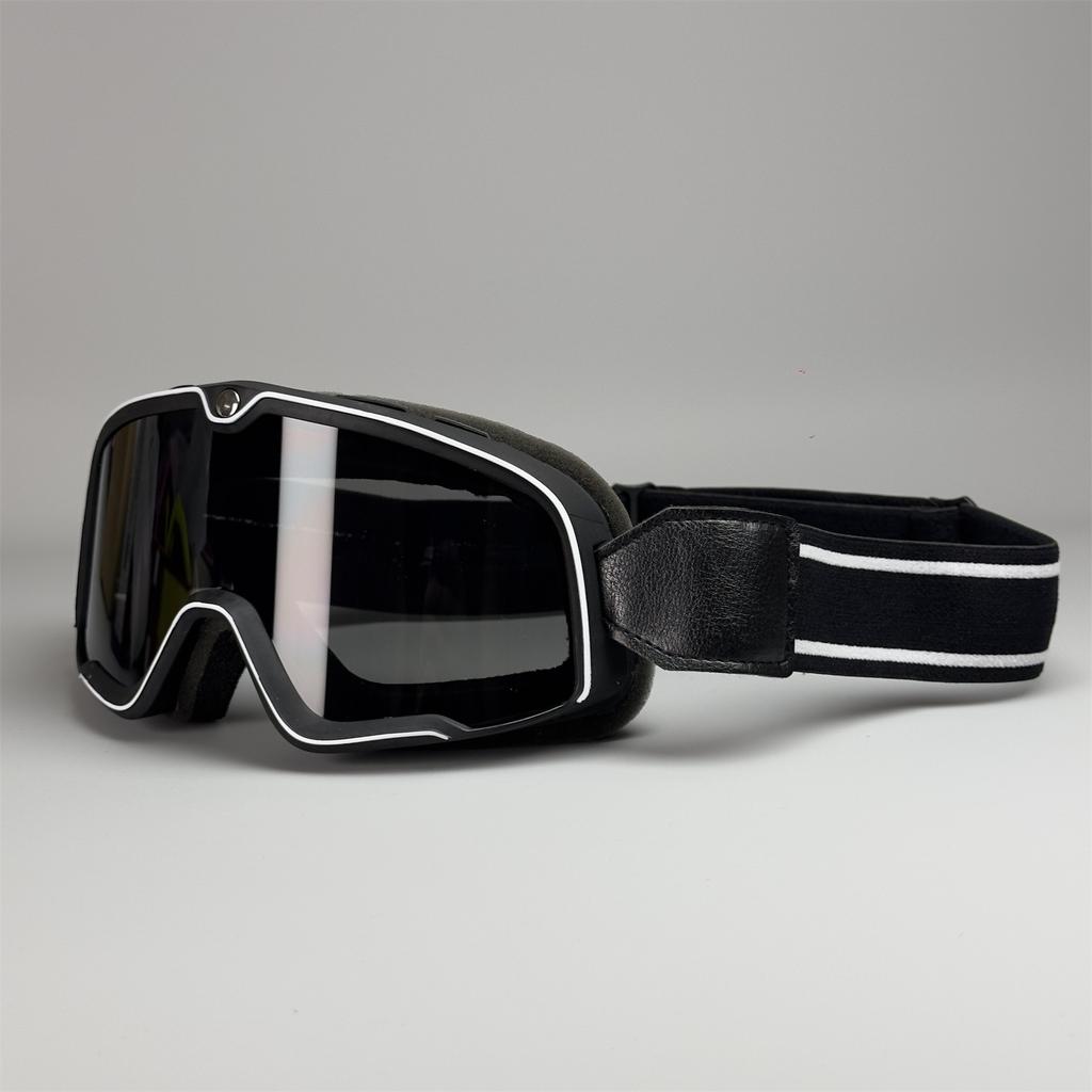 Motocyklové brýle Jízdní brýle Harley Vintage Větruodolné Pískové brýle 3/4 Helma