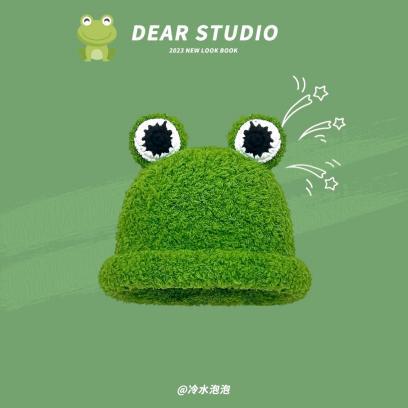 JYL TS DIY Shrek Knit Hat Unisex Winter Long Braid Green Beanie Hat Acrylic