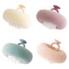 Sunflower Bath Brush with Suction Cup Ring Design Super Soft 2-in-1 Bath Ball Cleansing Massage Exfoliating Shower Sponge
