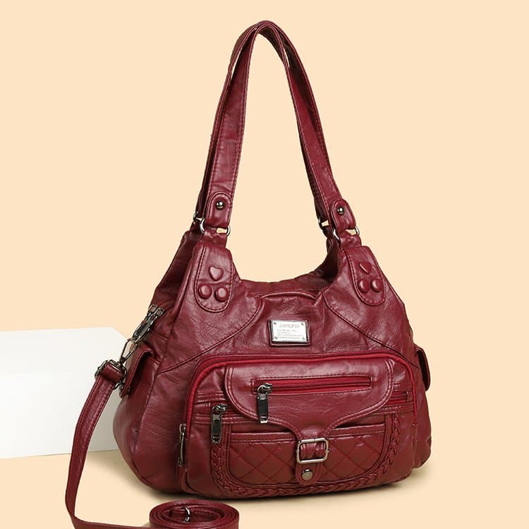 Soft Leather Large-capacity Shoulder Bag Casual Tote Bag