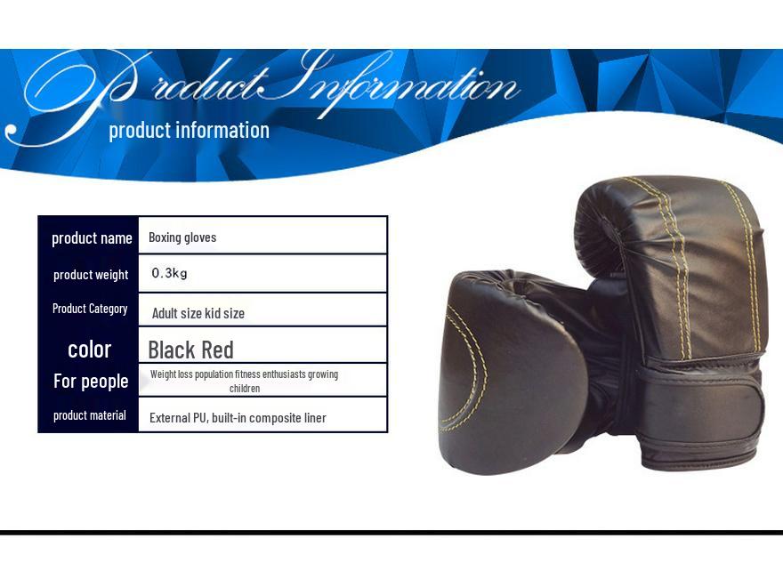 Boxing Gloves for Adults & Children: Ideal for Sanda & Combat Training