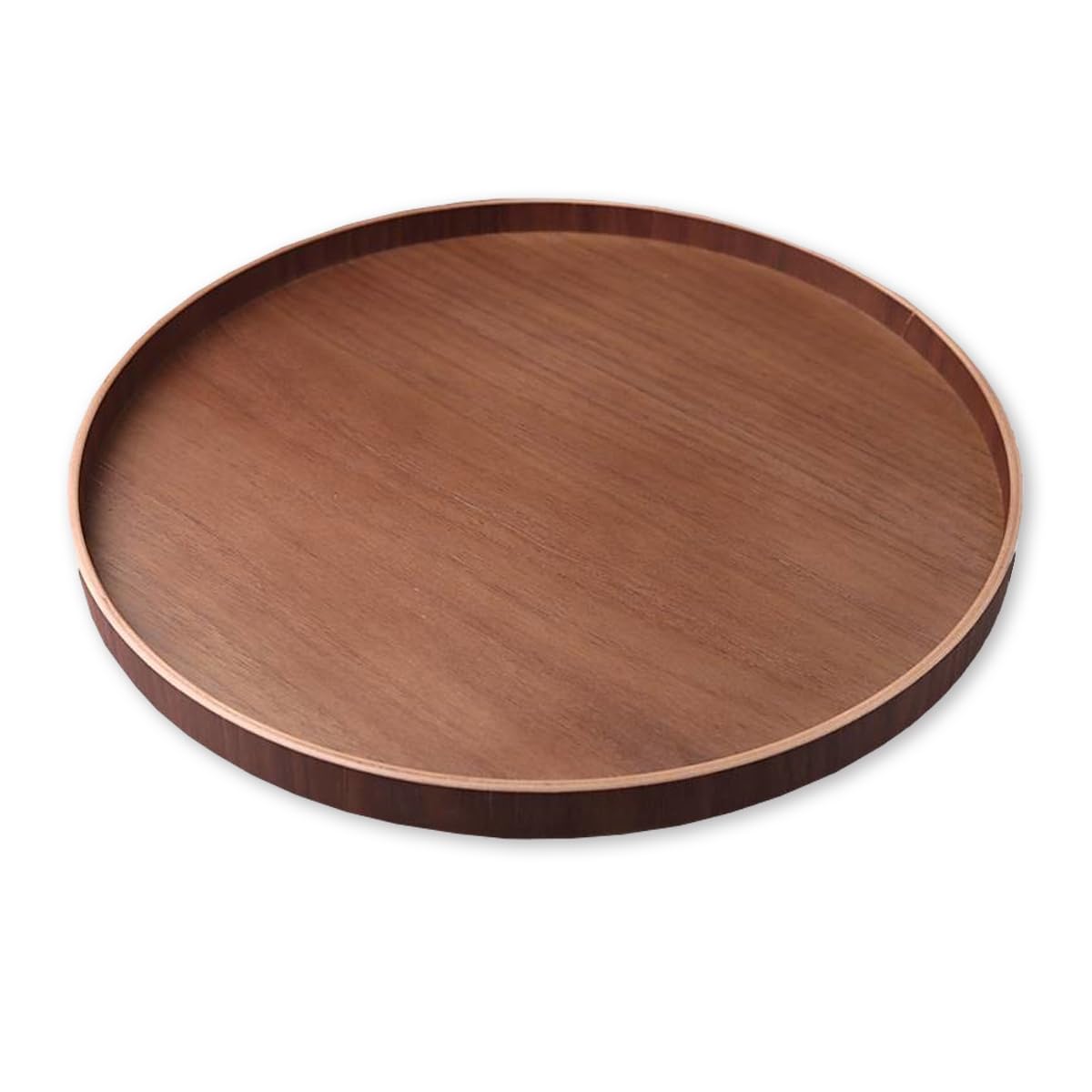 

Деревянный х Текущая модель поднос J-kitchens, грецкий орех, большой, круглый, 33 2см,