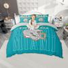 Homewish American Football Theme Duvet Cover Set Rugby Helmet Bedding Set Sports Bed Set