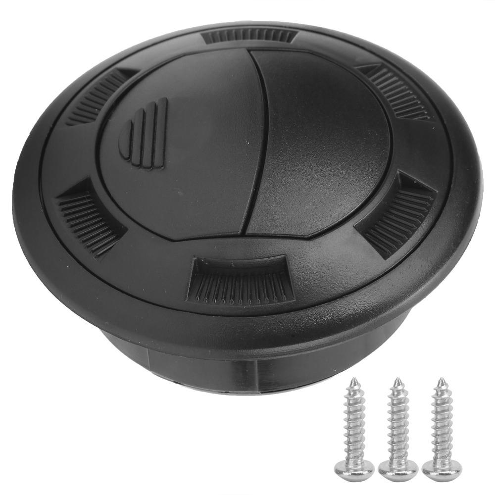 Universal 100/75mm Air Conditioning Outlet Round With Grille Ventilation Outlet Black Outlet Vent RVs