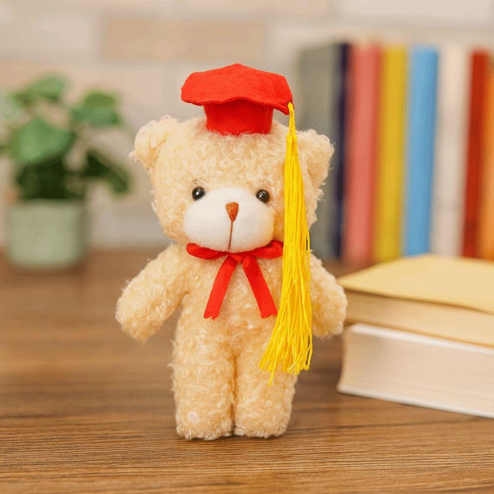 Cute Graduation Bear Doll 14cm Dr Bear Doll Cartoon Bear Pendant  Graduate Gifts