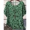 Moda para Mujer Camiseta de Cuello Redondo de Manga Corta Rayada Estampado de Rayas de Colores 3D