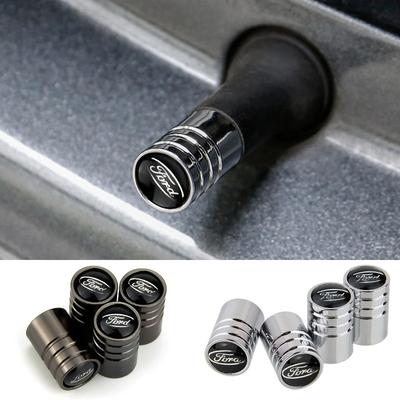 4Pcs Alloy Tire Valve Stem Caps Air Cover for Focus 2 3 Fiesta RANGER Escort F150 Ecosport Edge Escape Styling Accessories Knsh65
