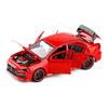 1:32 Mitsubishis JDM Lancer Evo X Open Door With Sound and Light Alloy Toy Car Model Ornaments For Children Gifts