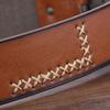 Cowboy Pin Buckle Waistband Vintage Business Belts All-match Leather Belt  Men's Belt