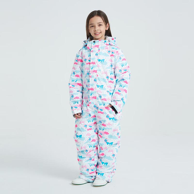 Kids  Winter One-Piece Ski Suit