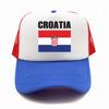 Croatia Flag Trucker Hat Unisex Cool Hat Country Fans Baseball Cap Summer Outdoor Mesh Net Dad Gift Snapback Caps