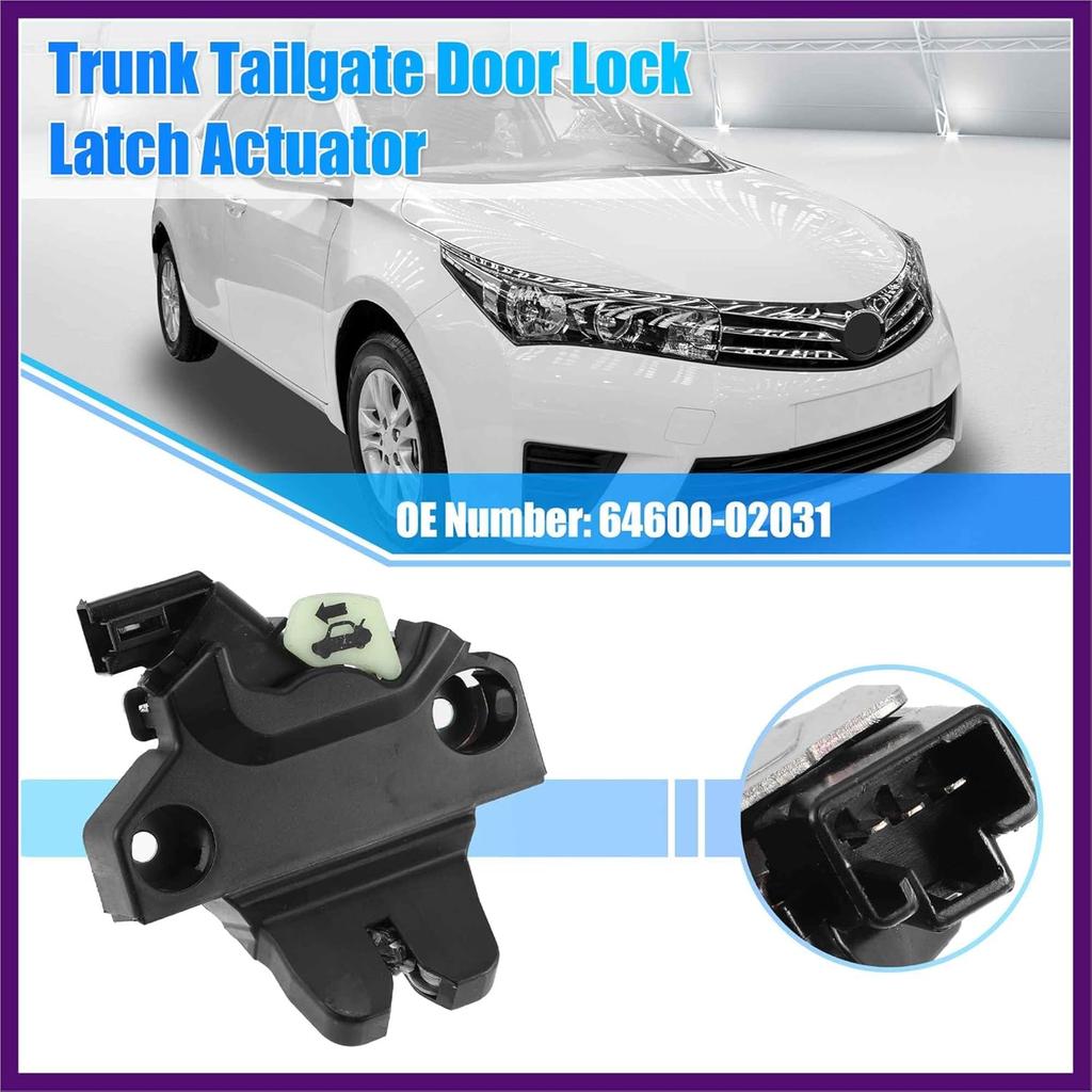 Trunk Latch Lock Actuator 64600-02031 for Toyota Camry 2012-2017 Engine Tailgate Door Latch Lock Actuator Motor Premium Fit Design