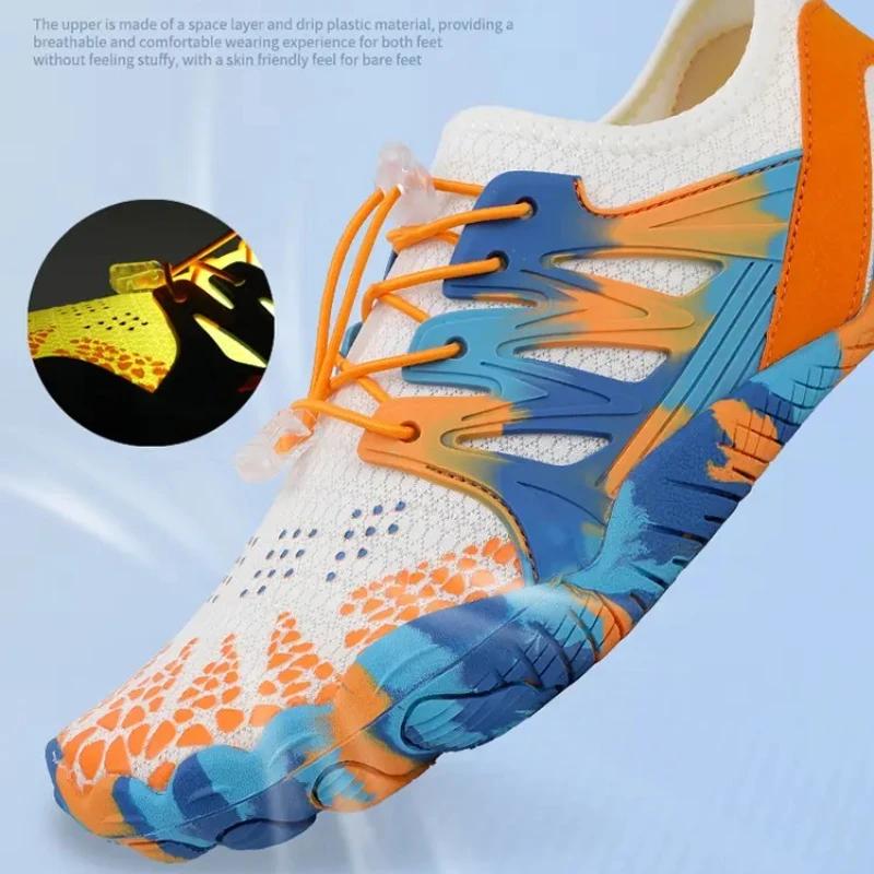 Couple Outdoor Bottom Boating Leisure Shoes Hiking Barefoot Swimming Beach Creeper Aqua Shoes Summer Quick Drying Surfing Boots