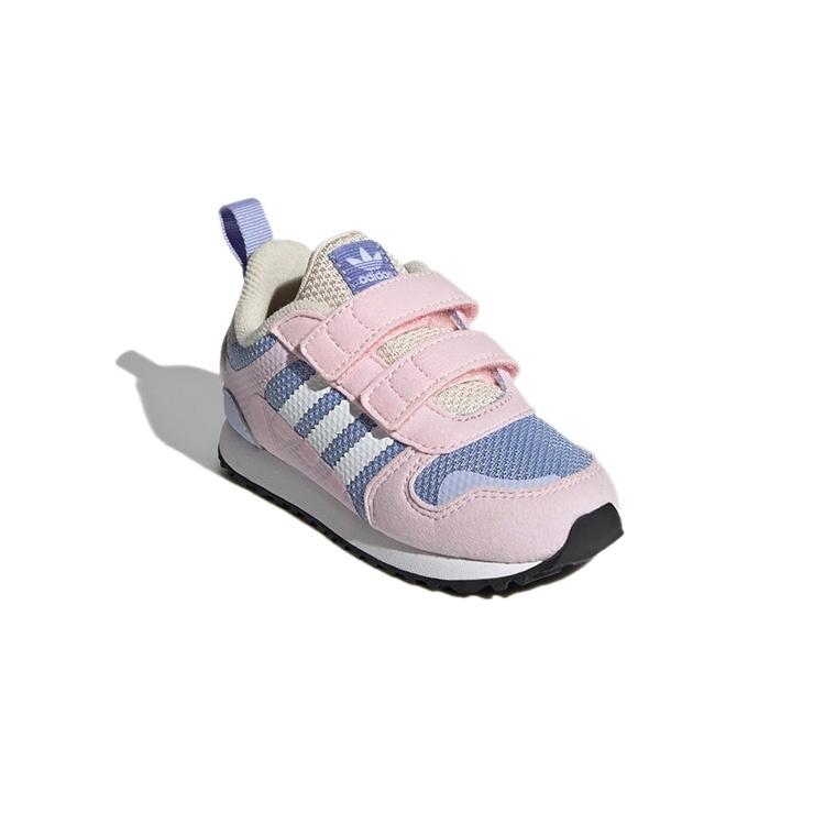 (TD) Adidas Originals ZX 700 HD Retro Casual Fashion Sneakers 'Pink Purple Wonder White' Baby GZ7518