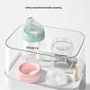 Oubani Newborn Eccentric Nipple Glass Bottle 0-6 Months Anti-swelling Newborn Baby Bottle