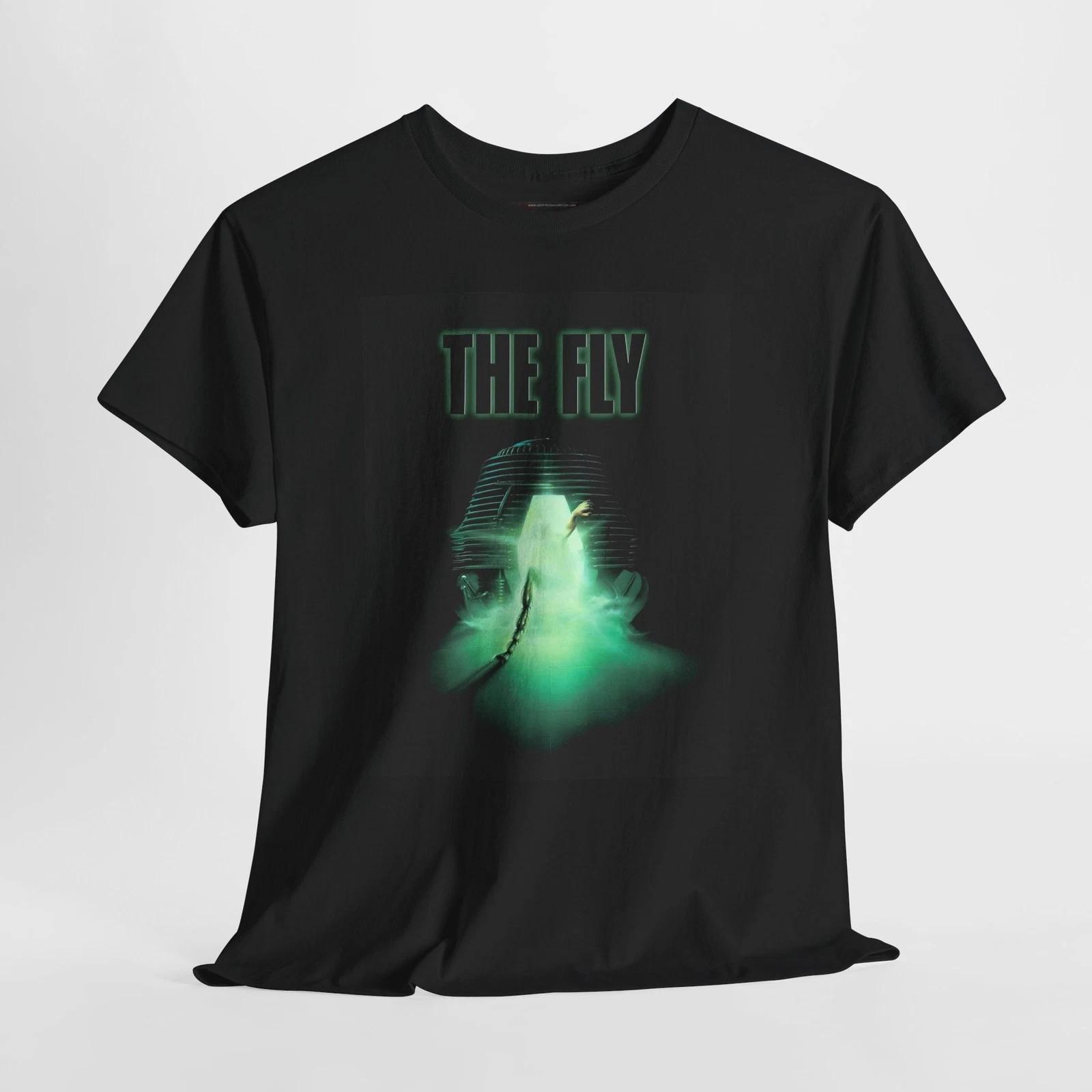 The Fly 1986 Retro Movie Poster Horror Unisex Graphic T-Shirt L