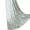 Botanical Leaf Print Curtains - Semi-Sheer Kitchen Valance & Bay Window Drapes | Ready-Made Light Filtering Sheers (Hooks/Rod Pocket)