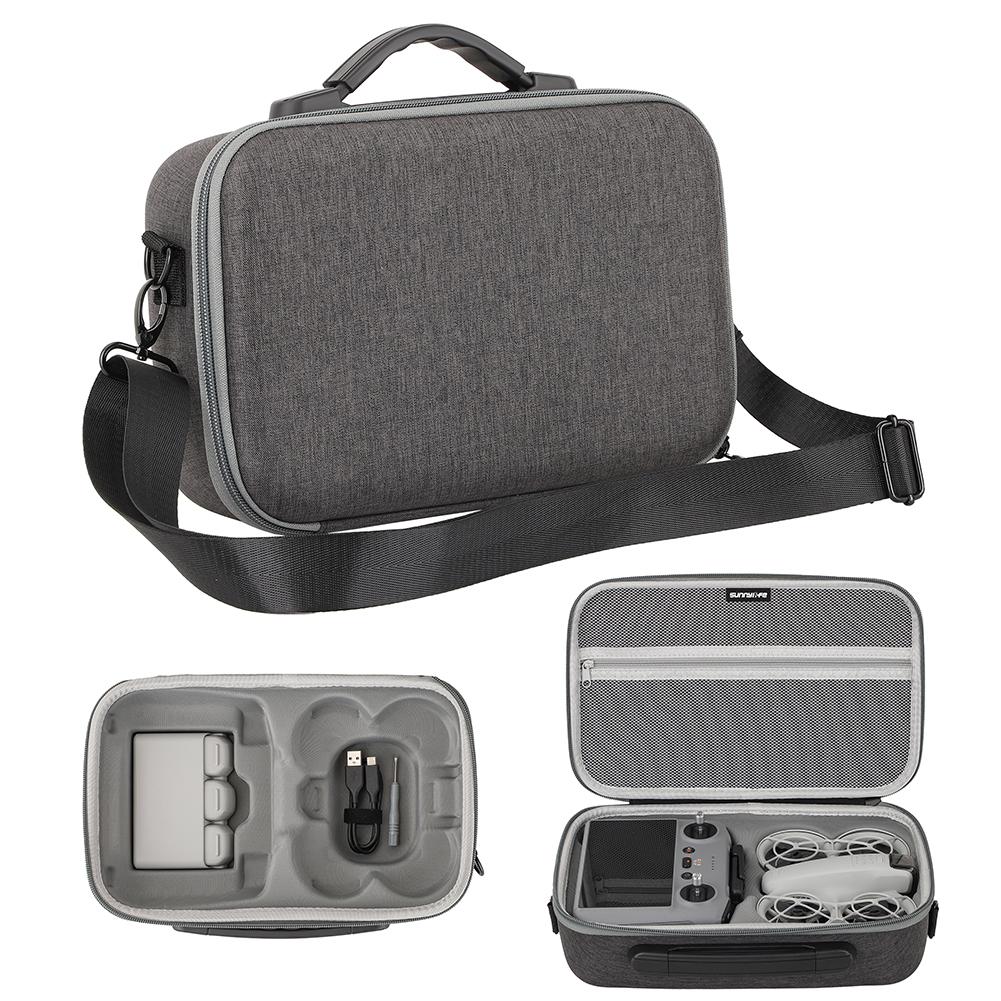 Portable Carrying Case Travel Bag Carrying Bag Shockproof Case for DJI Neo Drone and RC 2 Remote Controller