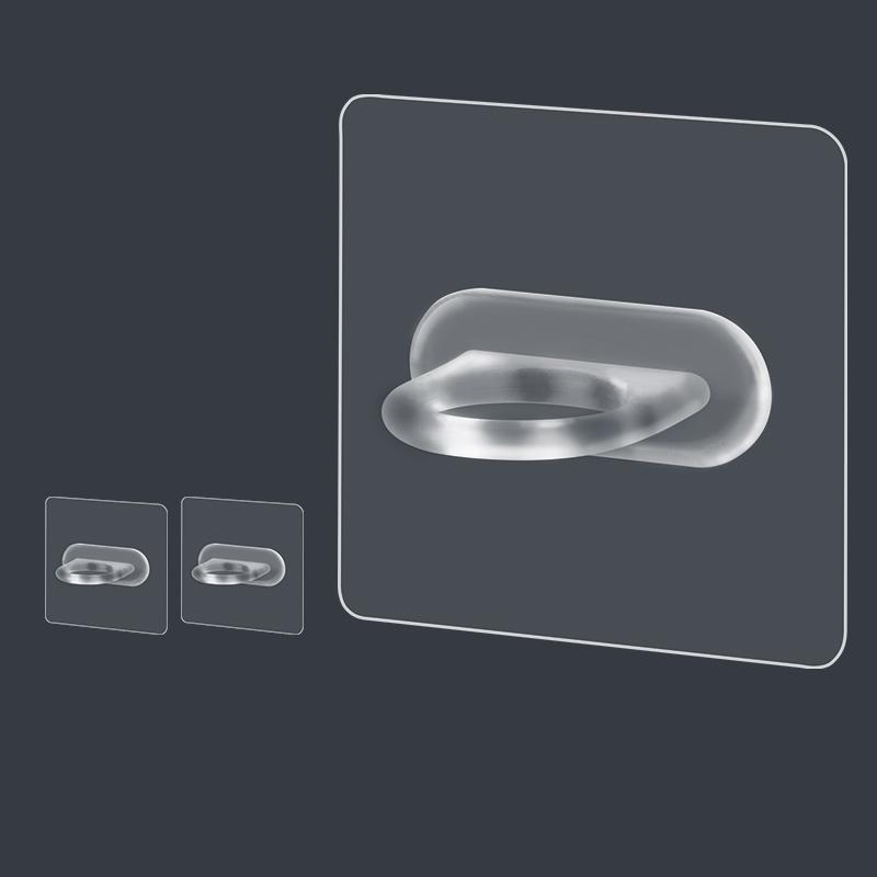

2-10Pcs Toilet Lid Opener Transparent Suction Cup Lifting Toilet Lid Handle Strong Self-Adhesive Traceless Fastener Pull Ring
