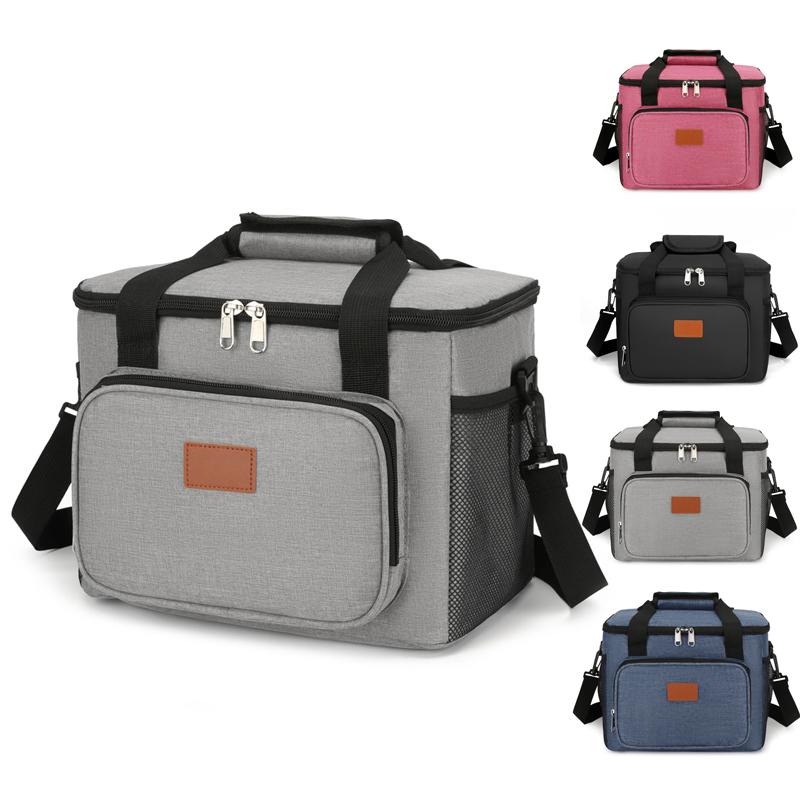 Large Capacity Insulated Lunch Bag with Shoulder Strap,suitable for Students,outdoor Camping,office Workers,no Contact with Food