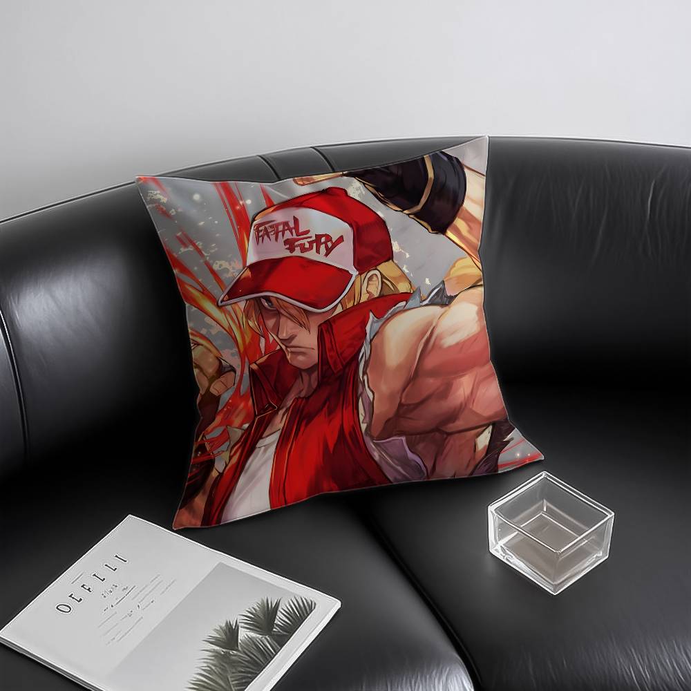 The King Of Fighters Pillow Case Anti-dustmite Invisible Zipper Sofa Bed