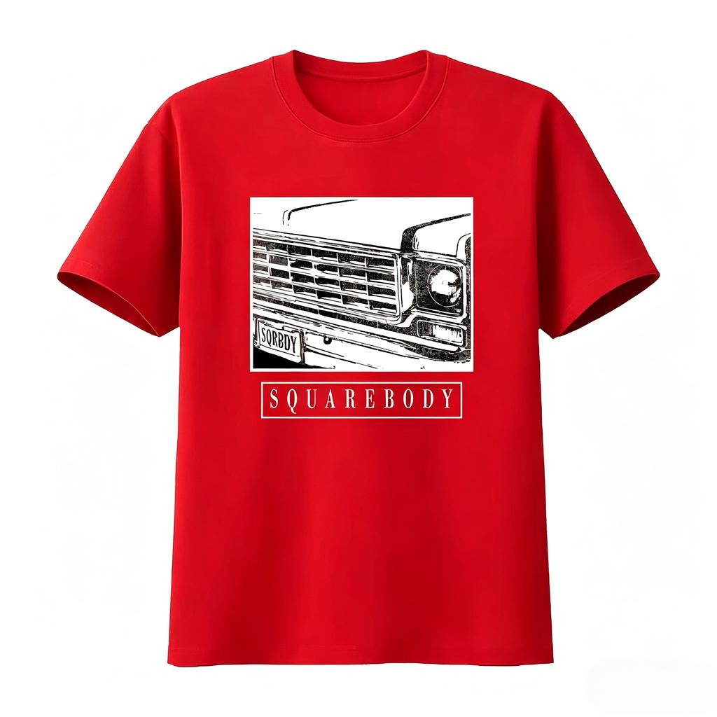 Square Body Truck T Shirt for Unisex 70s Squarebody C10 K10 Design Ideal Car Enthusiasts Unisexly Classic Present 2026 Summer T Shirt