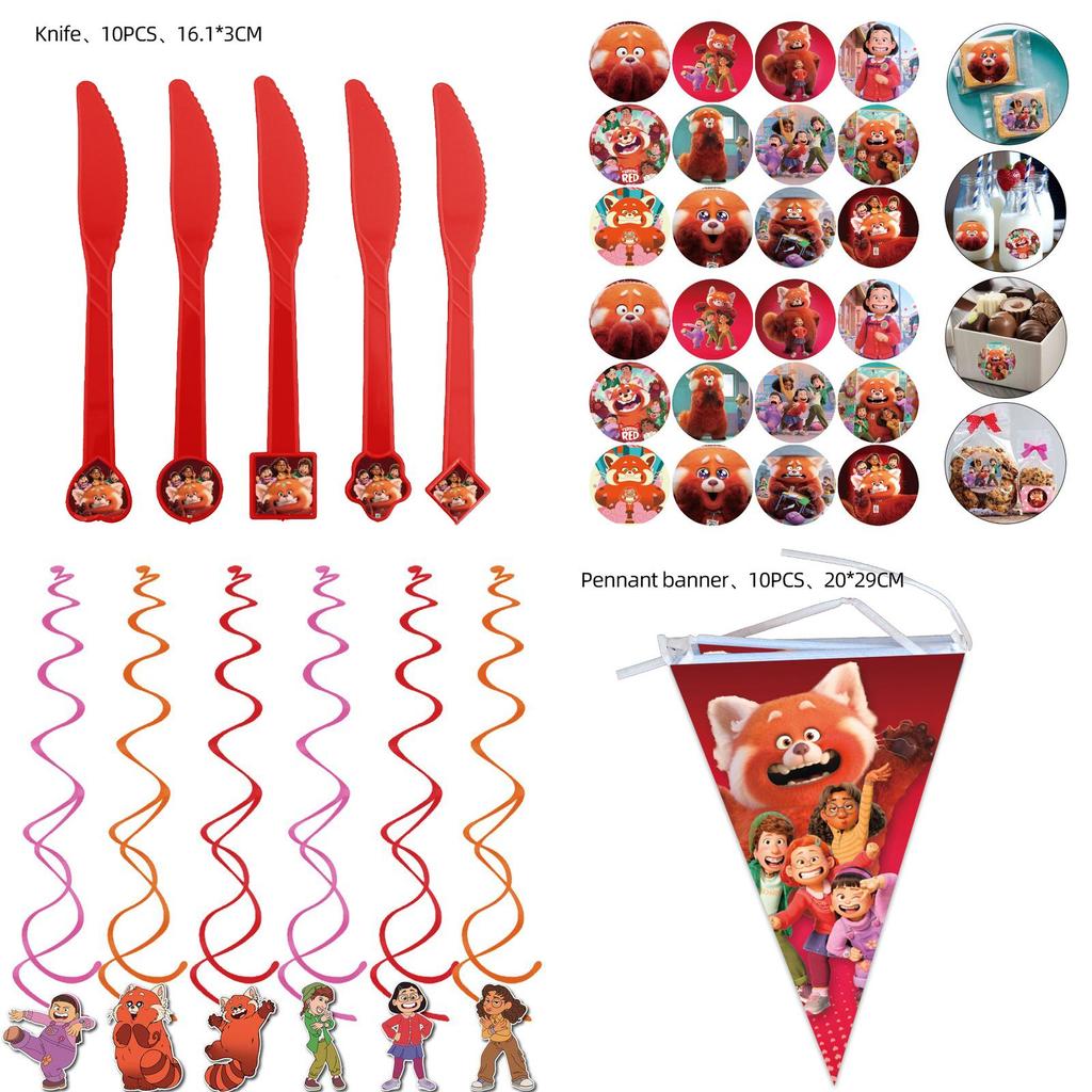 Make Your Child's Birthday Party Extra Special With Turning Red Themed Decorations