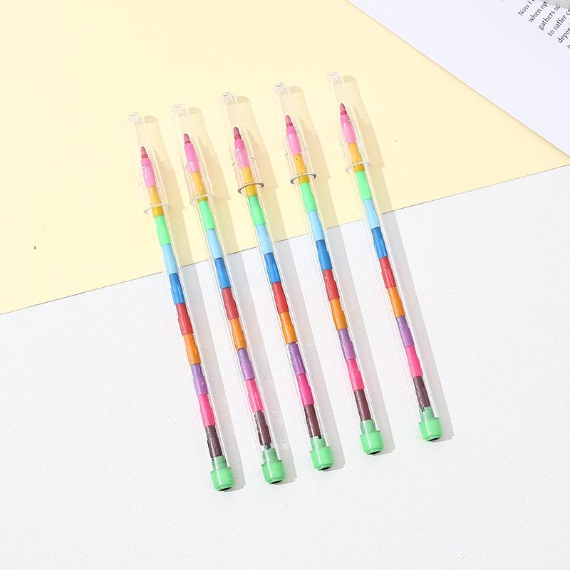

Creative Building Blocks 11-Color Round Crayons: Oil Pastels for Students